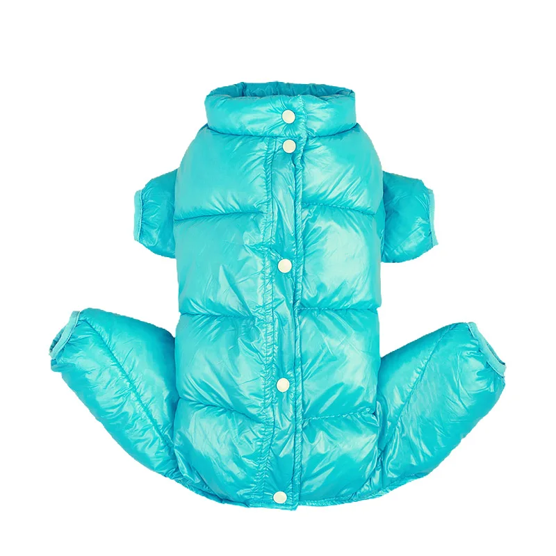 

Dog Clothes Small Dog Cat Padded Thickening Apparel Down Jacket Puppy Warm Coats Hoodie Jumpsuit Pants New Winter