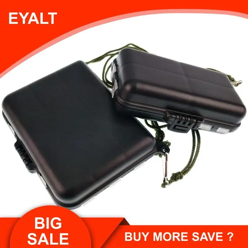 Черный пластиковый ящик для рыболовных принадлежностей 120 мм|Коробки рыболовной