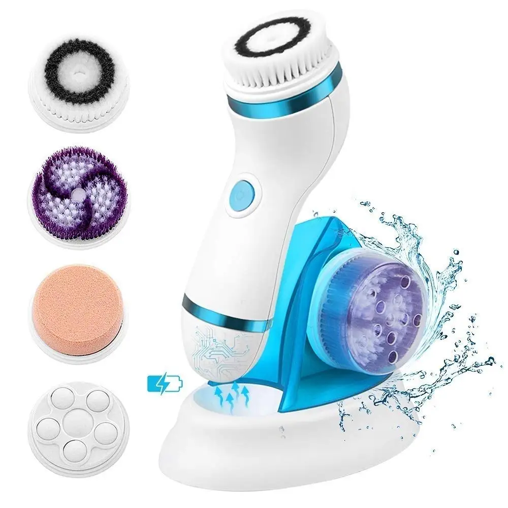 

Facial Cleaning Brush 4 In 1 Brush Heads 2 Speed Perfect for Deep Cleansing