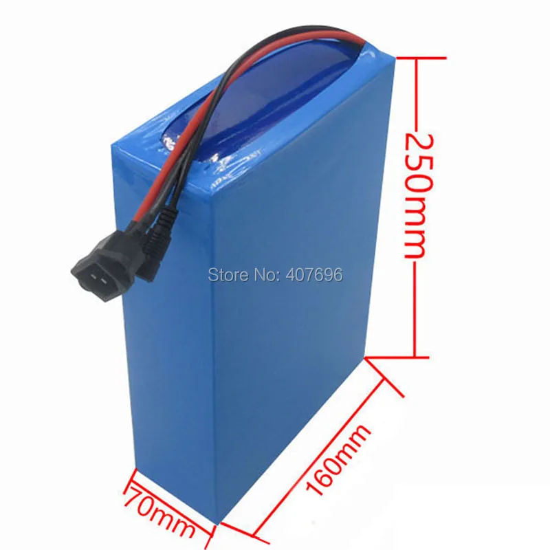 48 V 1000W литиевая батарея 48 V 20AH батарея для электровелосипеда 2000W 48 V 20AH батарея для электровелосипеда с зарядным устройством BMS 2A/5A