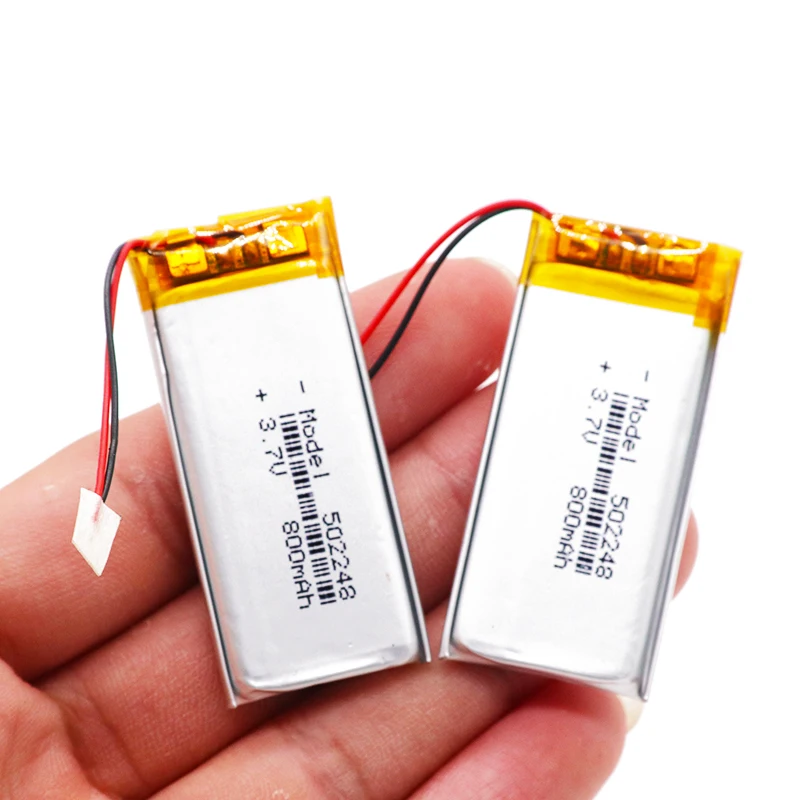 502248 3 7 v 800 мА/ч литий ионный аккумулятор Lipo Клетки зарядное устройство для