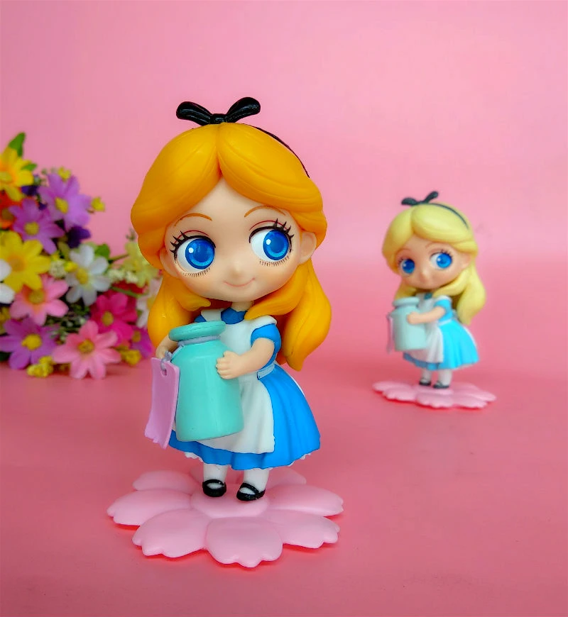 Q posket сладкие персонажи Ариэль Фигурка Русалочка 8 см 2 набора kawaii милая игрушка