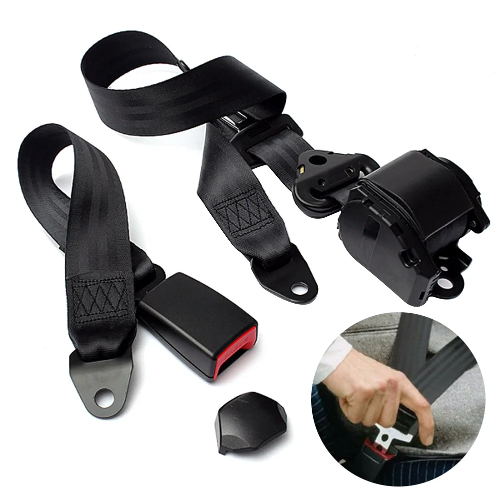 Китай автомобиль авто cinturón de seguridad 3 puntos vehículo Универсальный Negro регулируемые extensor