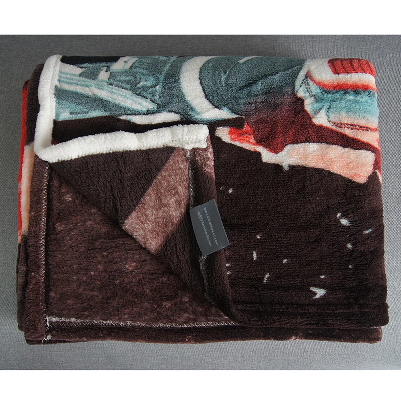 Одеяло из кораллового флиса 117x152 см|Одеяла| |