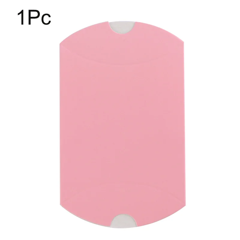 1Pc pink 10 шт./компл. Красочные крафт-бумаги Бумага конфеты в подарочной коробке сумка свадебный подарок душа ребенка благоприятствует День рождения Рождественские упаковочные материалы - Цвет: 1Pc pink
