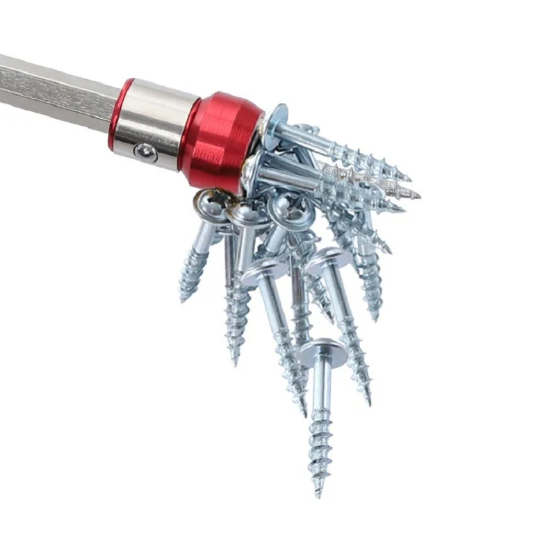 

Universal Magnetic Ring 1/4 Metal Screwdriver Bit Magnetic Ring For 6.35mm Shank Anti-Corrosion Drill Bit Magnet Powerful Ring