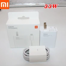 Xiaomi 11 10 9T Pro CC9 Pro Poco X3 NFC F3 Charger EU US 33W Turbo Charge Power Adapter 100CM 6A Type C Cable For Redmi K40 Pro+