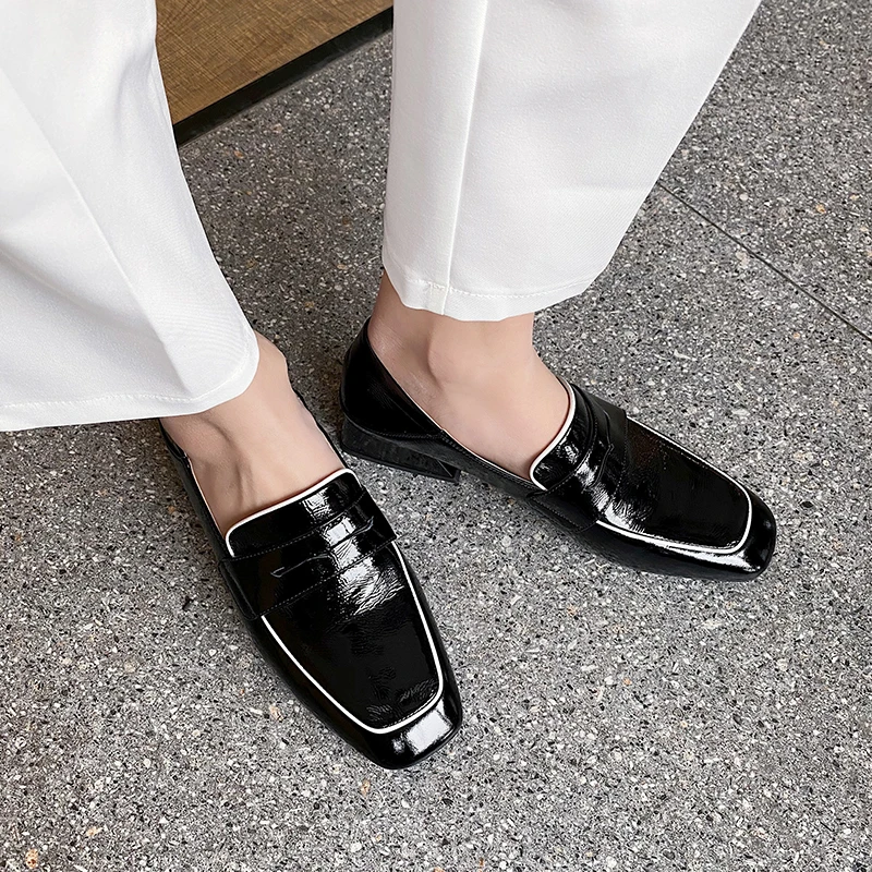 

Women summer leather shoes woman brogue lady flats shoes vintage sneakers slip on spring casual shoes for women 2020