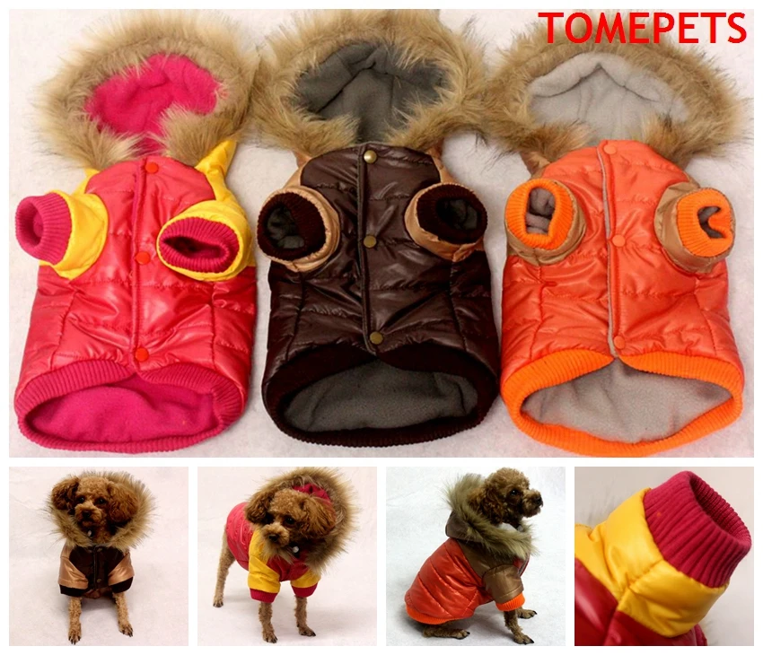 TOMEPETS одежда для домашних животных куртка собак теплая осенне зимняя в