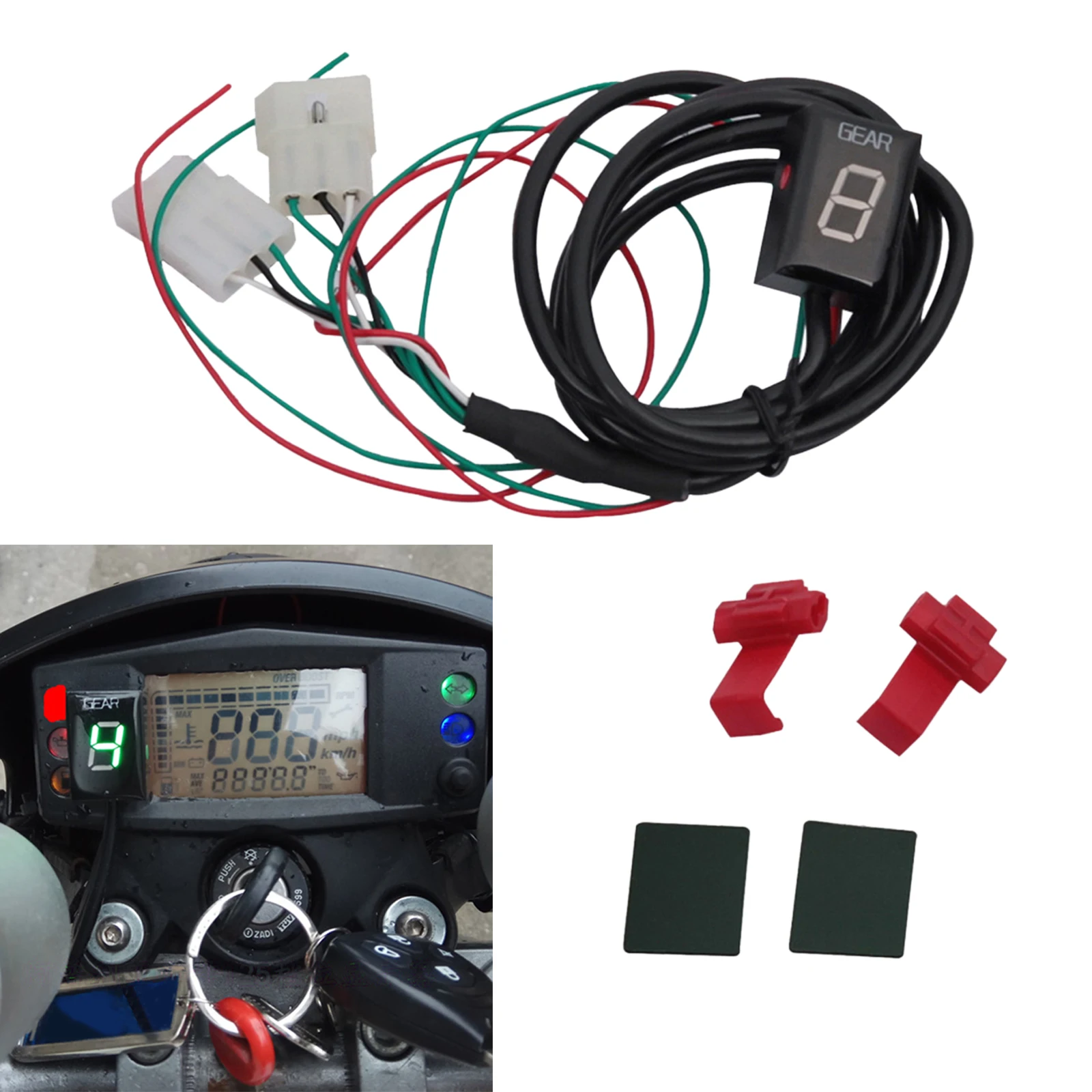 

LED Digital Gear Indicator Motorcycle Display Lever for Aprilia RS125