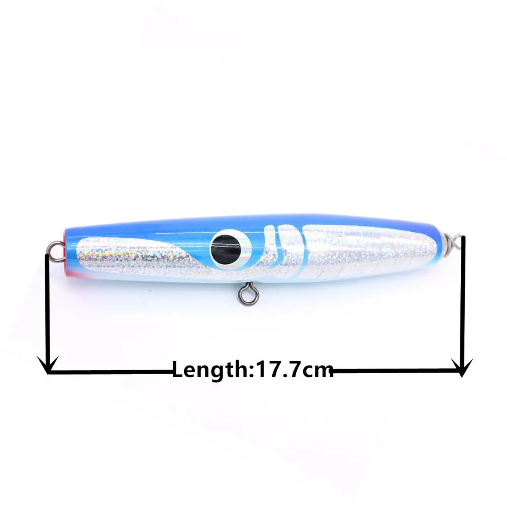 CASTFUN деревянная рыболовная приманка искусственная троллинг карандаш жесткая