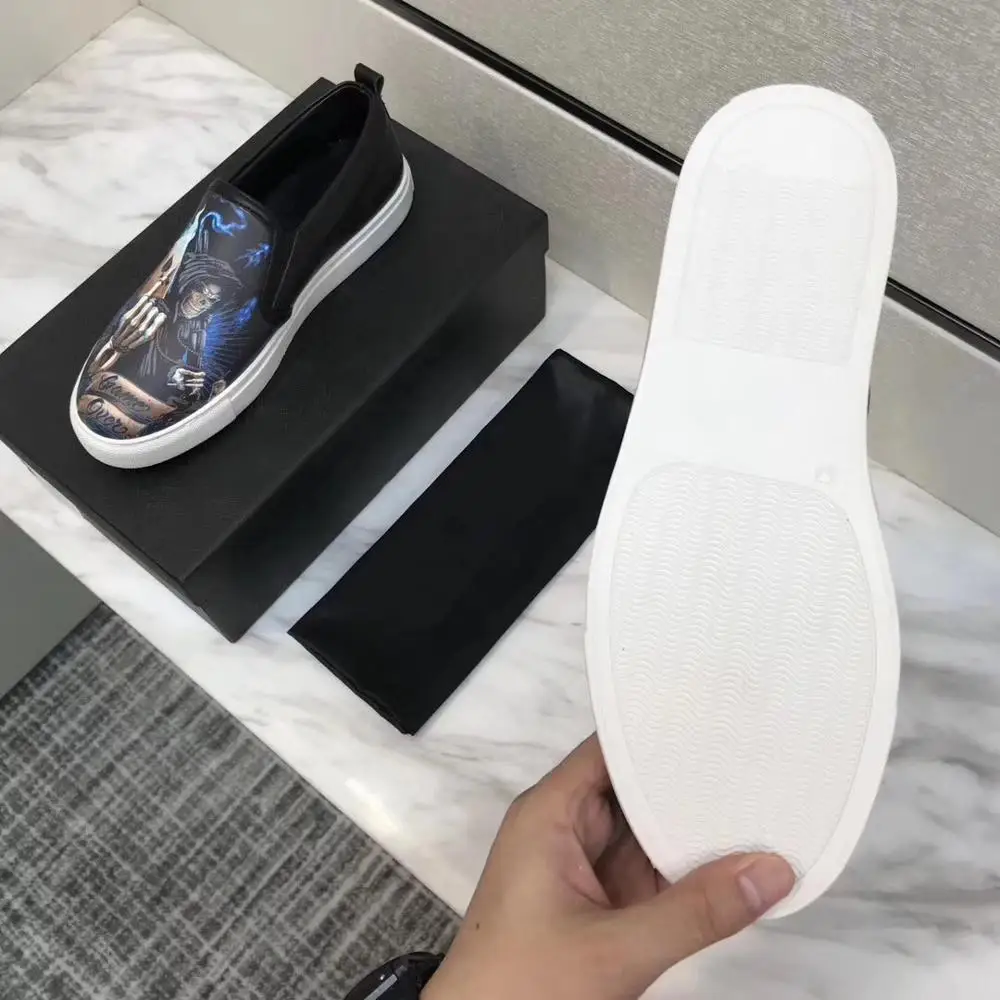 Туфли мужские кожаные ручной работы роскошные модные лоферы плоская подошва