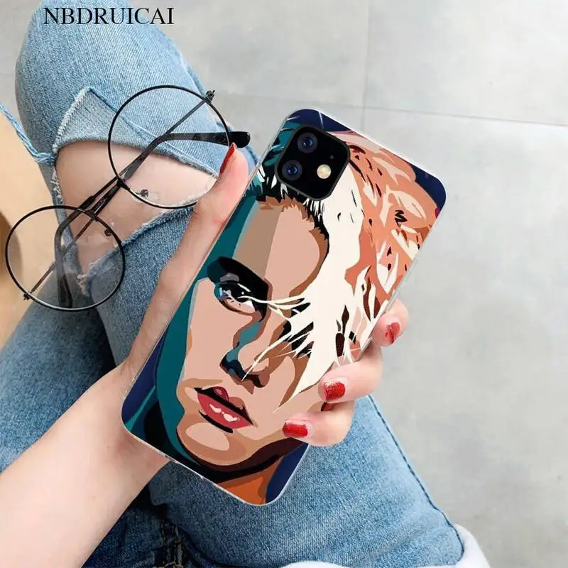

PENGHUWAN Brand Drew House Justin Bieber Customer Phone Case for iPhone 11 pro XS MAX 8 7 6 6S Plus X 5S SE XR cover