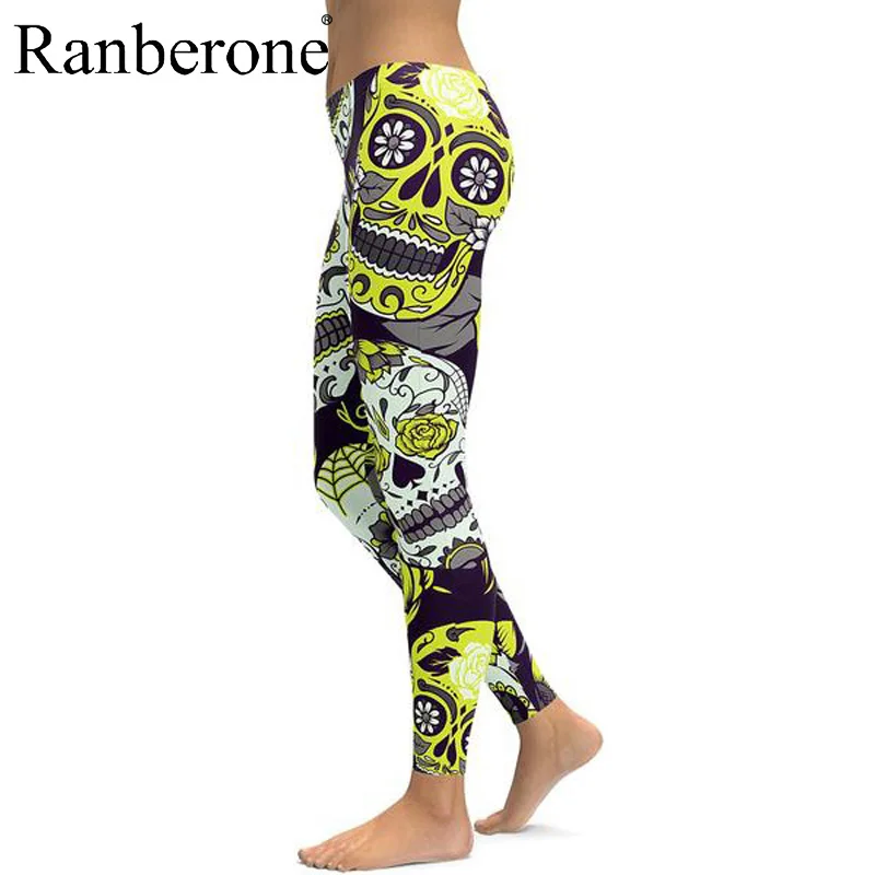Новинка 2020 штаны для йоги с принтом женские Уникальные леггинсы фитнеса