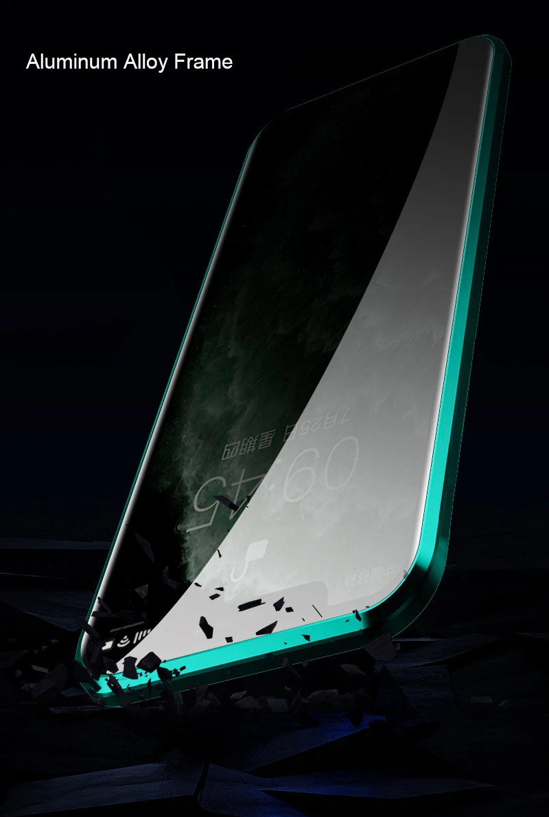 Роскошные Чехлы с закаленным стеклом для iPhone 11, чехол, не подсвечивающий Магнитный чехол, чехол для Apple iPhone 11 Pro Max 360, полный Чехол