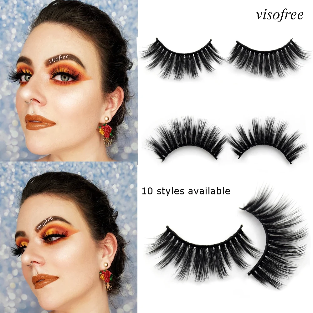 Объемные шелковые ресницы мягкие Индивидуальные для наращивания накладные