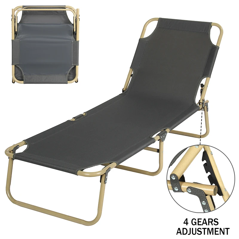 

Outdoor Portable Folding Chair Ultralight Fishing Camping Chair Beach Chair Sun Lounger Garden Patio Deck Seat