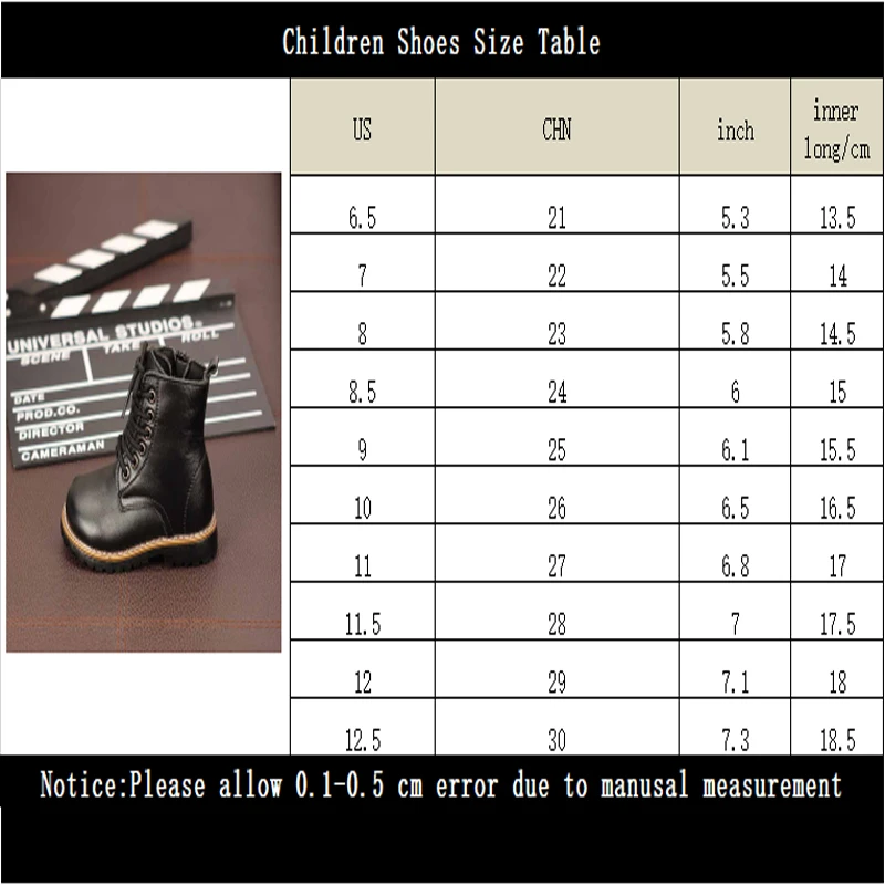 

2020 autumn and winter new boys and girlsgenuine leather boots children's short boots baby cowhid