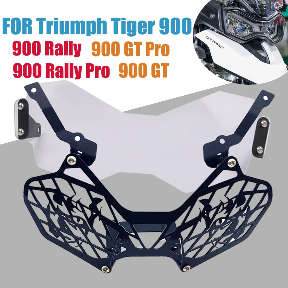 

FOR Triumph TIGER900 900GT Tiger 900 Rally Pro GT Pro Low Motorcycle Headlight Head Light Guard Protector Cover Protection Grill
