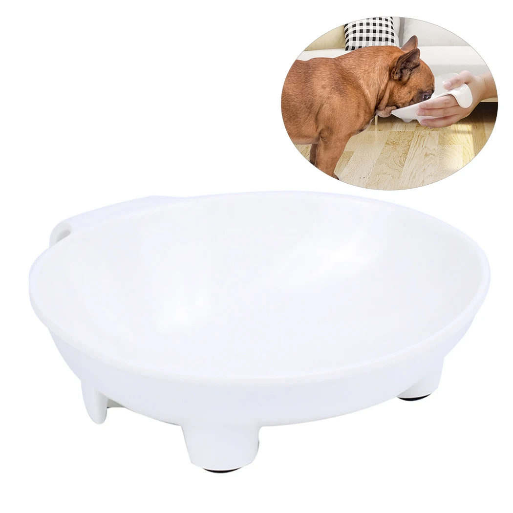 

Pet Food Bowl Handheld Portable Pet Water Bowl Pet Feeder Bowl Solid Color Dog Cat Bowl For Food Water Pet Feeding Supplies