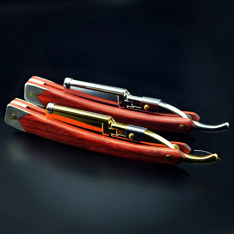 1 шт. Нержавеющая сталь Ручной Прямой бритвы Для мужчин бритья Бритвы из массива