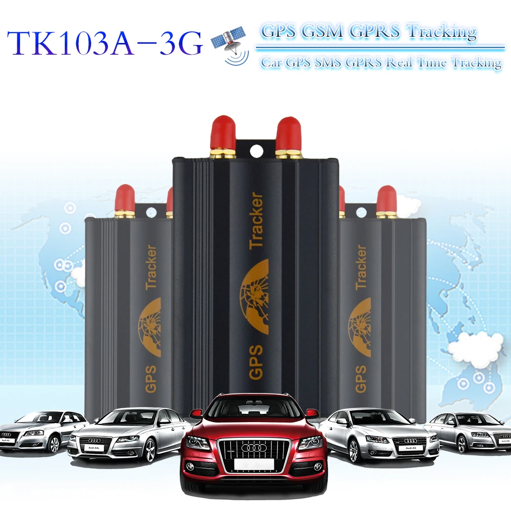 GPS 103A 3G Gps трекер для транспортного средства с превышением