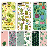 phone case for moto g31 g41 g51 edge 30 ultra g power 2022 case soft tpu cute cactus transparent case back cover silicone