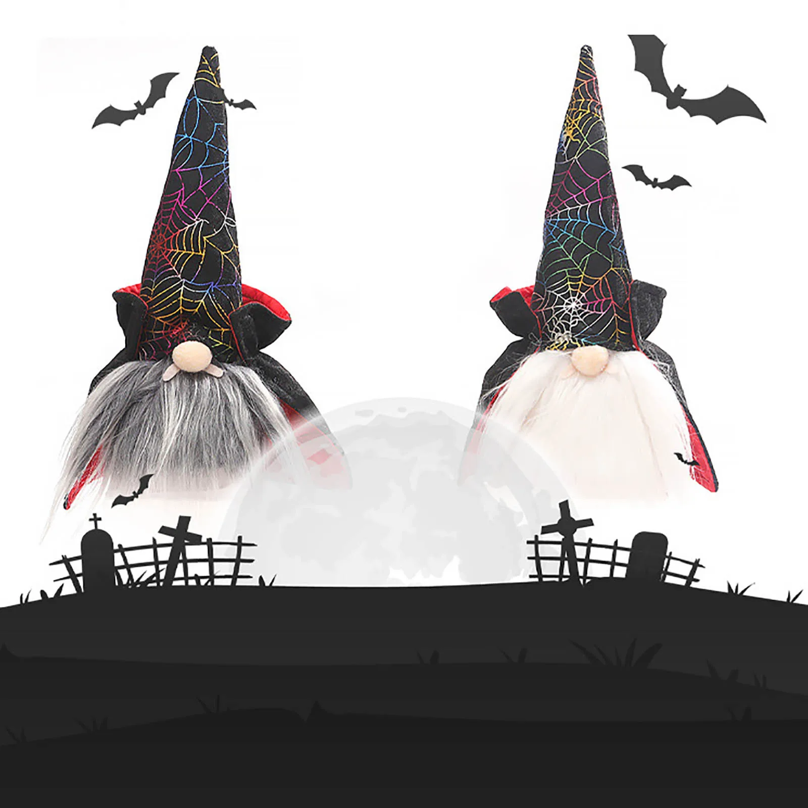 

2022 2pcs Halloween Party Faceless Gnomes Doll Plush Toy Ornaments Home Decoration Christmas Home Decor House Prop