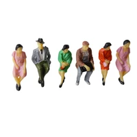 30pcs 130 all seated model railway people scale sitting figures scenery model making