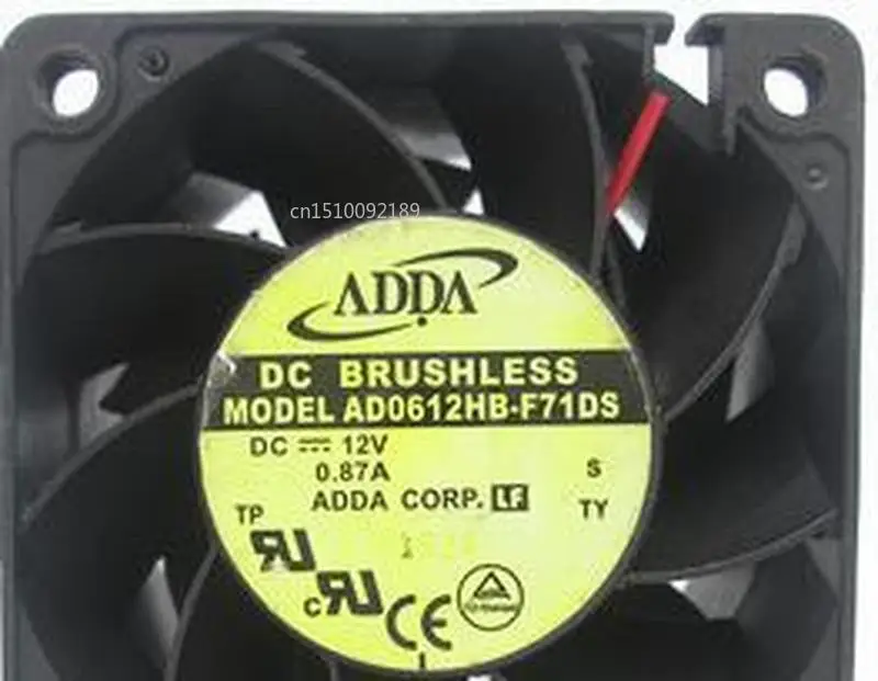 

for AD0612HB-F71DS 12V 0.87A 6038 6CM/cm Large air volume double ball fan