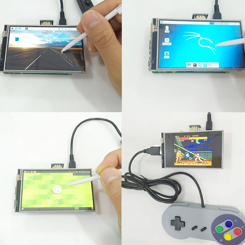 Для Raspberry Pi ЖК сенсорный экран 4 дюйма 800x480 IPS HDMI совместимый дисплей лучше чем 3 5