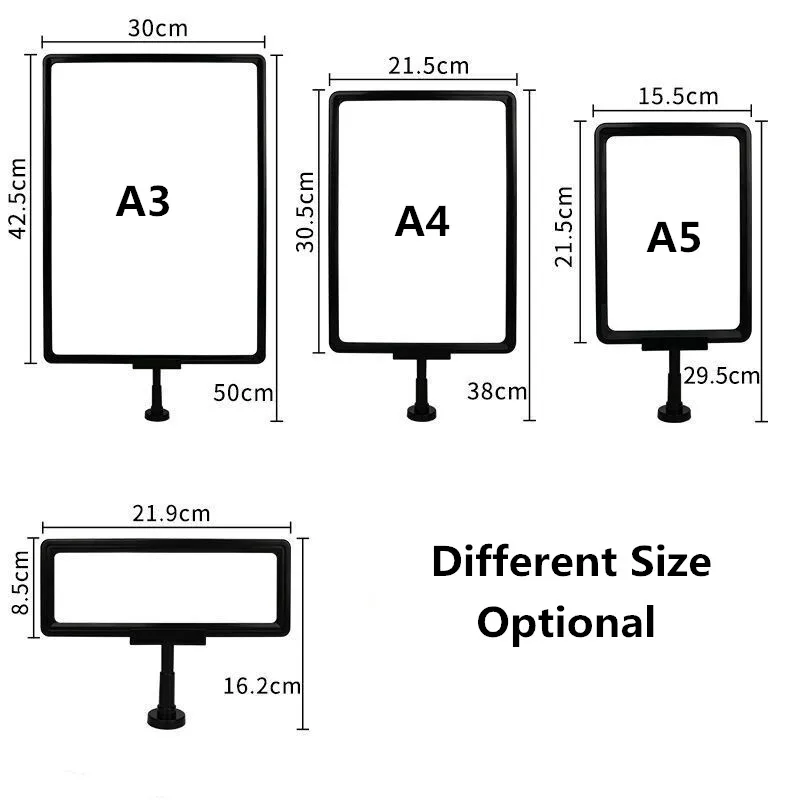 A4 магнитное название продукта для супермаркета прайс-лист плакат бумажная рамка