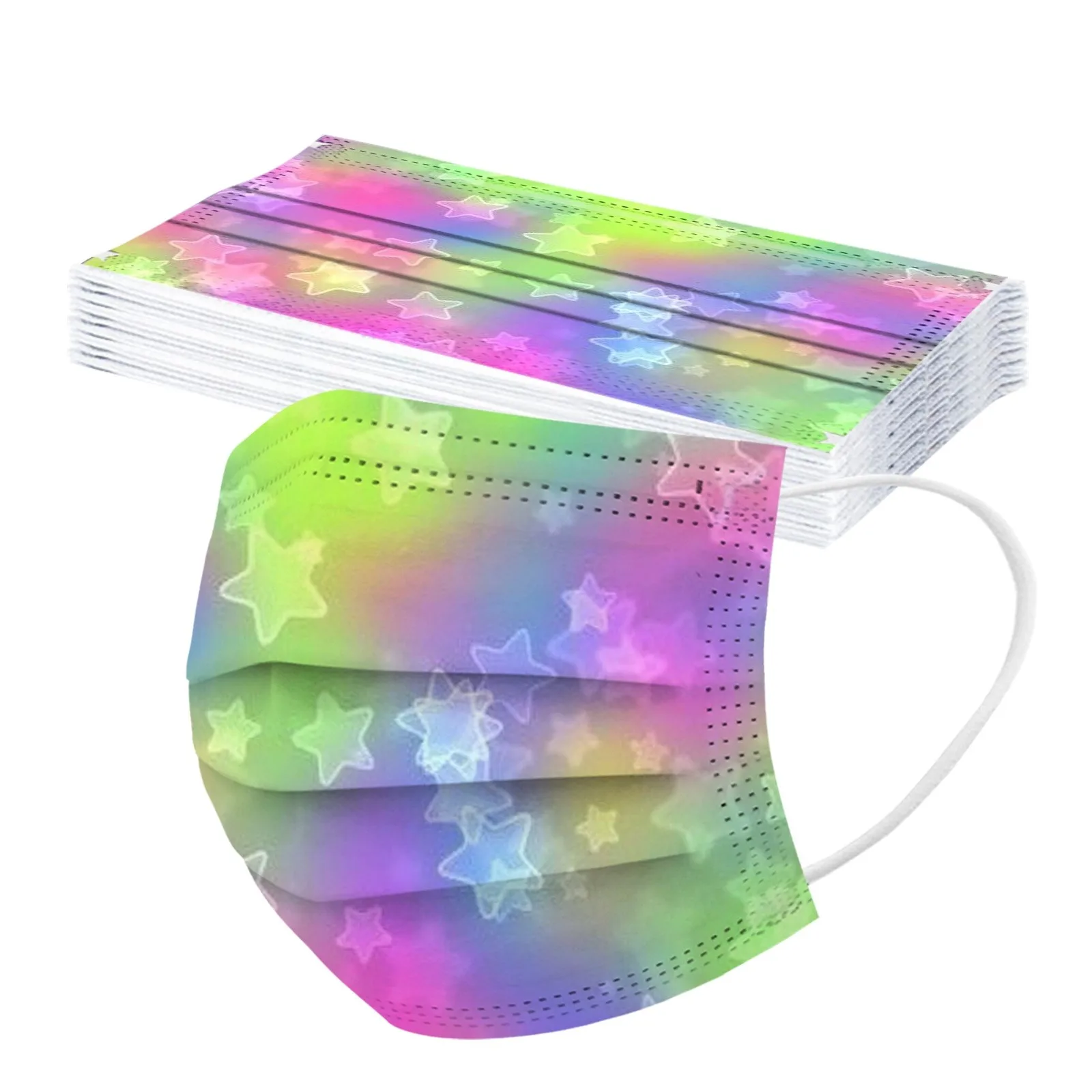 10 шт для взрослых красочные пространства с космическим принтом Цвет одноразовая