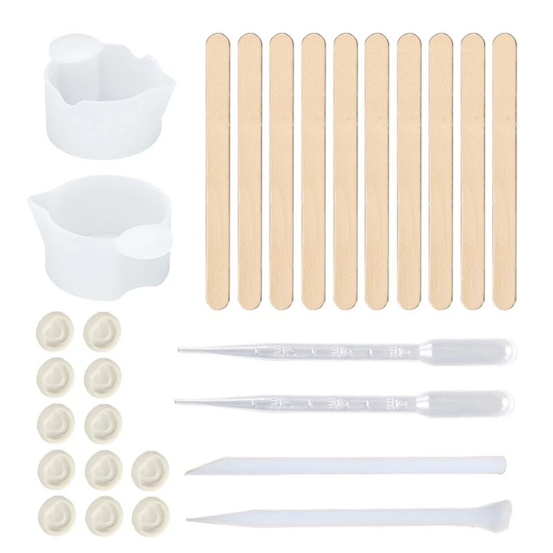 Набор инструментов MXME 28 шт. из эпоксидной смолы включает в себя 2 шт. весы слот для карты чашки ложка для перемешивания нож