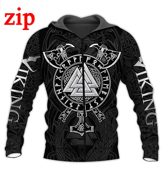 Ух Девушка татуировки 3D Толстовка толстовки с капюшоном на молнии для мужчин и женщин Новая мода