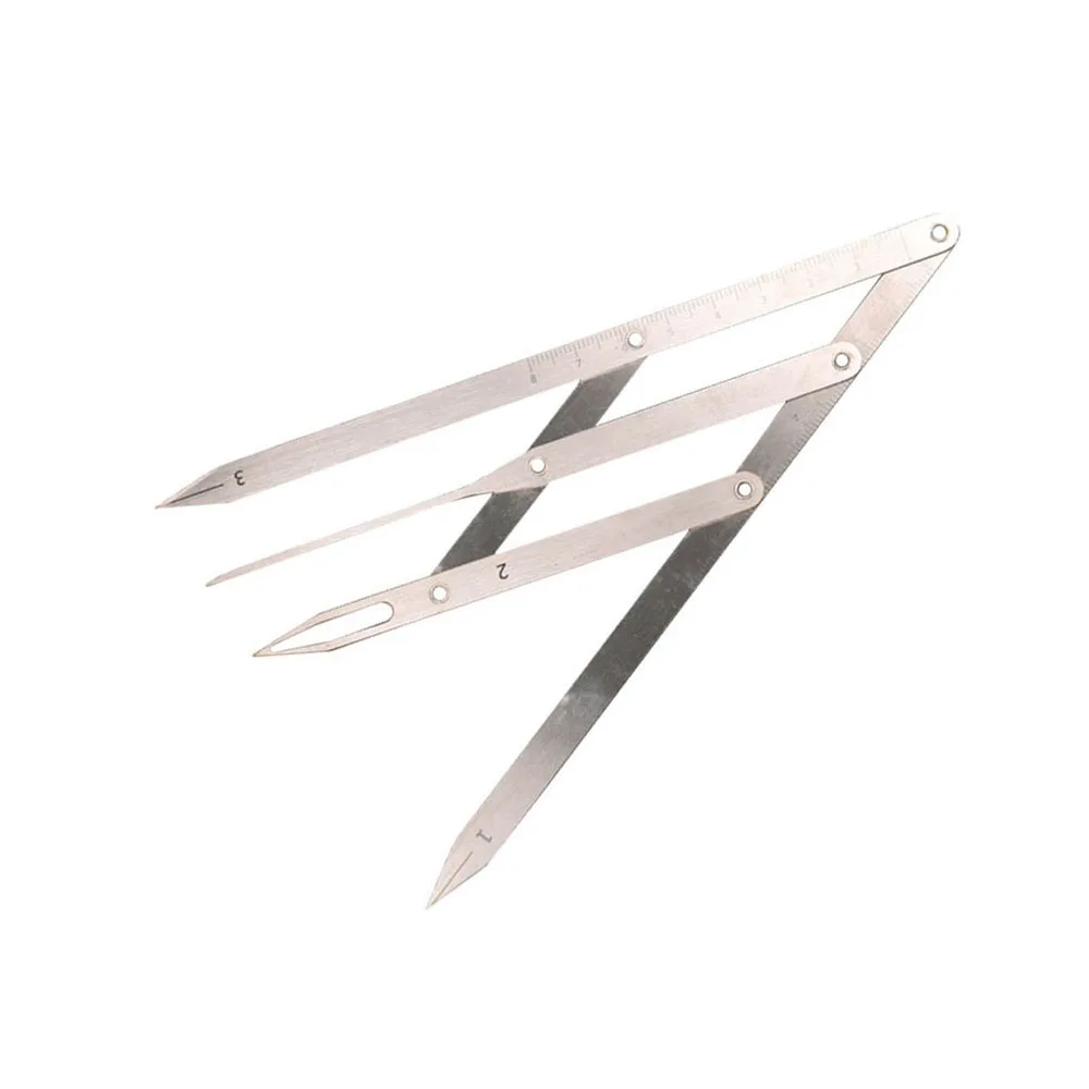 1 шт. Нержавеющая сталь золотое соотношение штангенциркуль для бровей