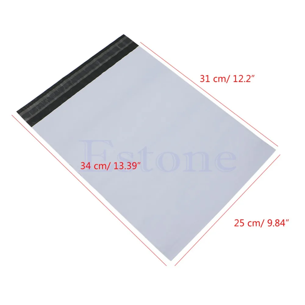 

Lot 100Pcs 5 Sizes Poly Mailer Self Sealing Plastic Shipping Mailing Bag Polybag