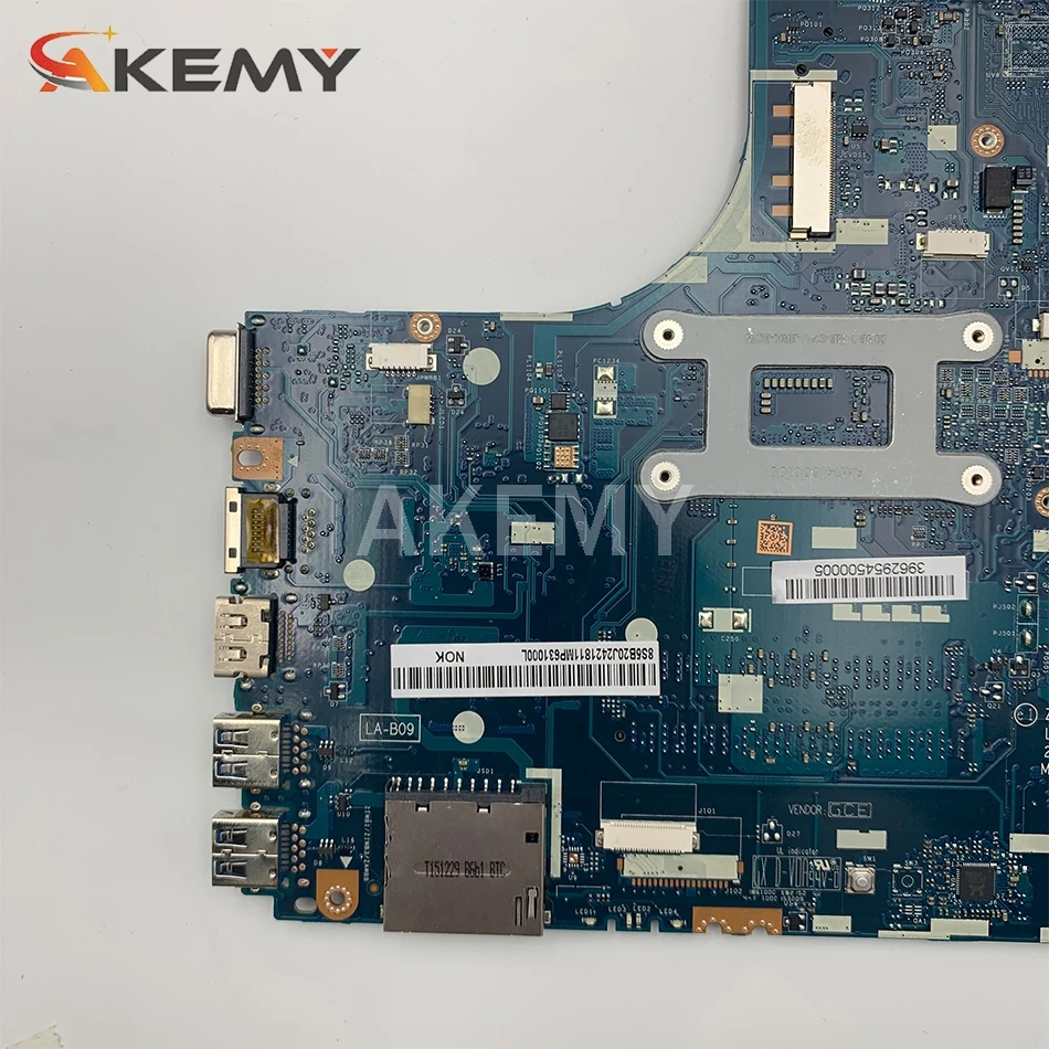 

New Mainboard For Lenovo Ideapad B50-70 Laptop Motherboard ZIWB2/ZIWB3/ZIWE1 LA-B091P I3-5005U 2GB GPU