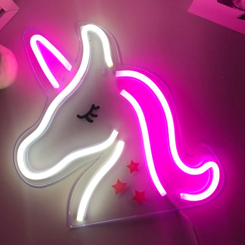 Светодиодный ная неоновая вывеска любовь мигающее облако Луна настенный плакат