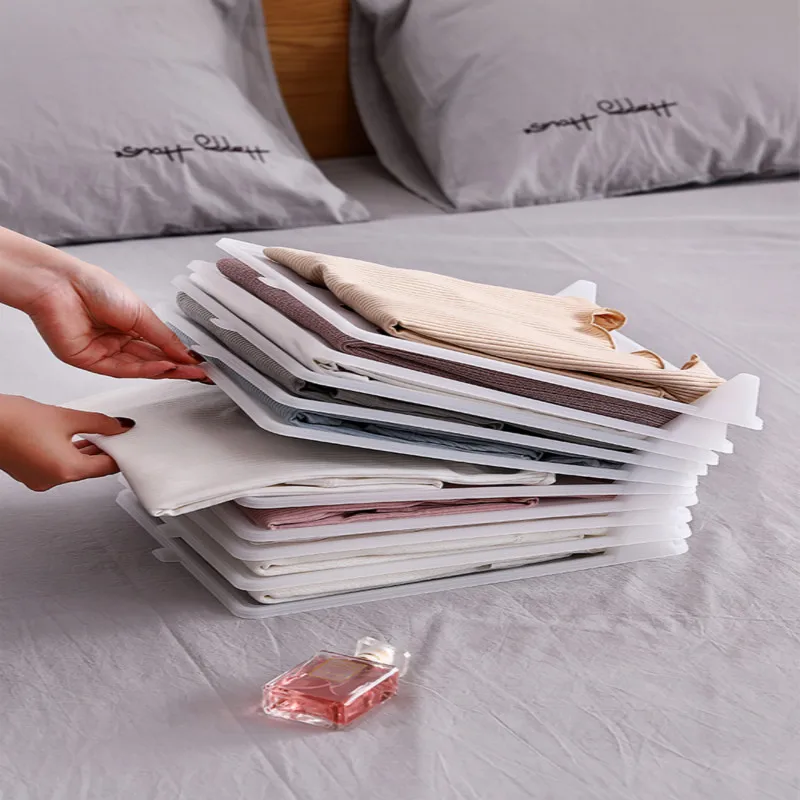 10 шт./партия новая складная доска простая папка для одежды шкаф отделка домашняя