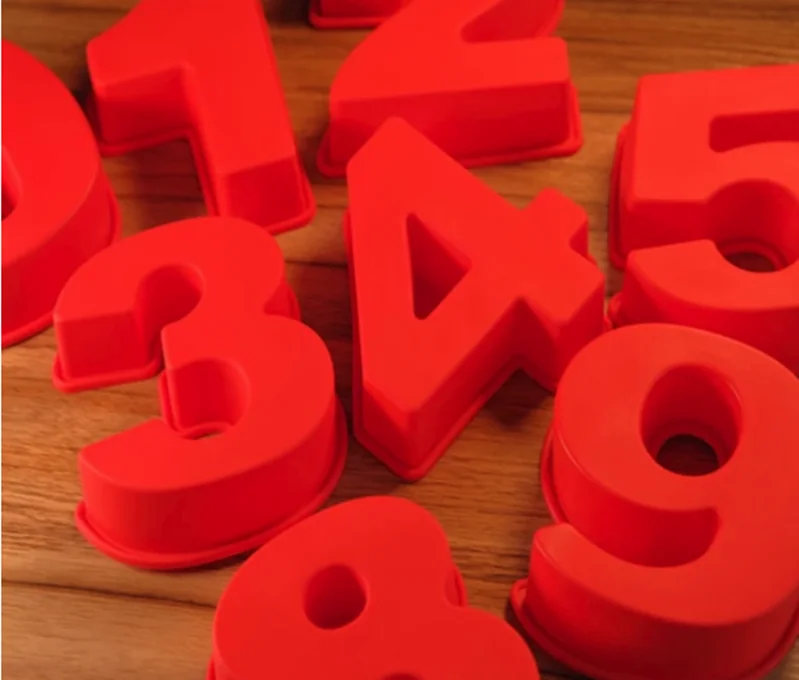 Десерт Силиконовые цифровые пресс форма для торта в форме цифр десерт украшение