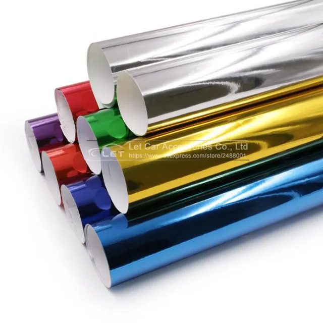 Хромированная Серебристая Автомобильная Водонепроницаемая наклейка с защитой