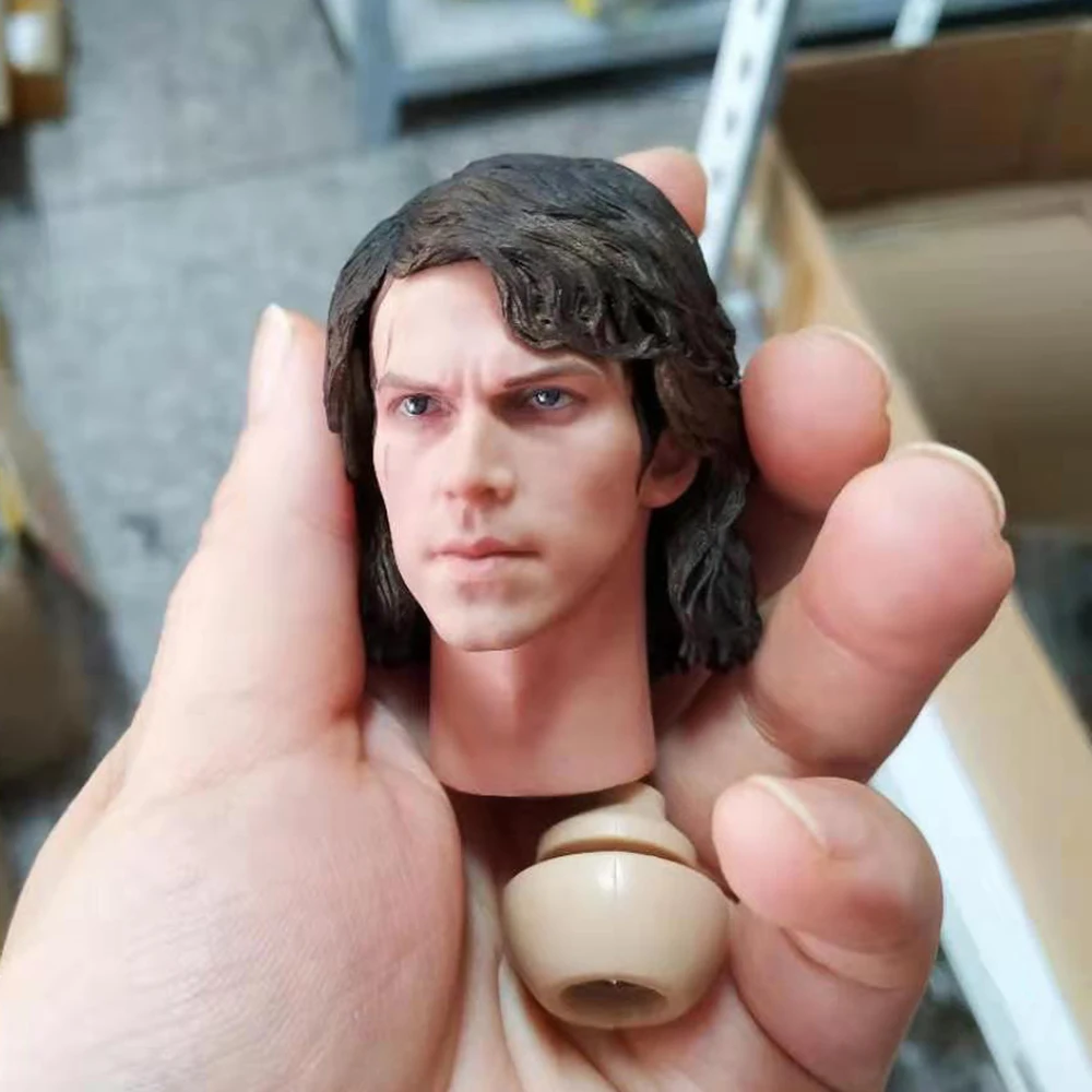 1/6 масштаб Анакин Скайуокер мужской головы лепить Fit 12 ''фигурка солдата