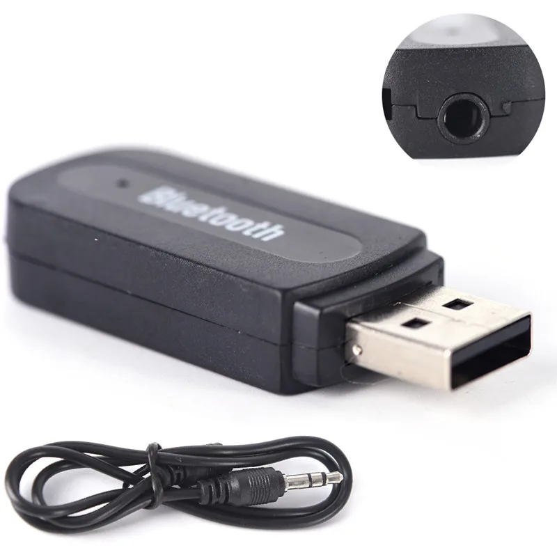 

1PC 3.5mm Dongle Bluetooth Wireless Stereo Audio Music Speaker USB Receiver Adapter