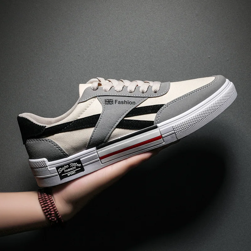 

Men's Vulcanize Shoes Women Fashion Canvas Shoes Lace-up Casual Men Flats Shoes Male Sneakers Zapatos Hombre