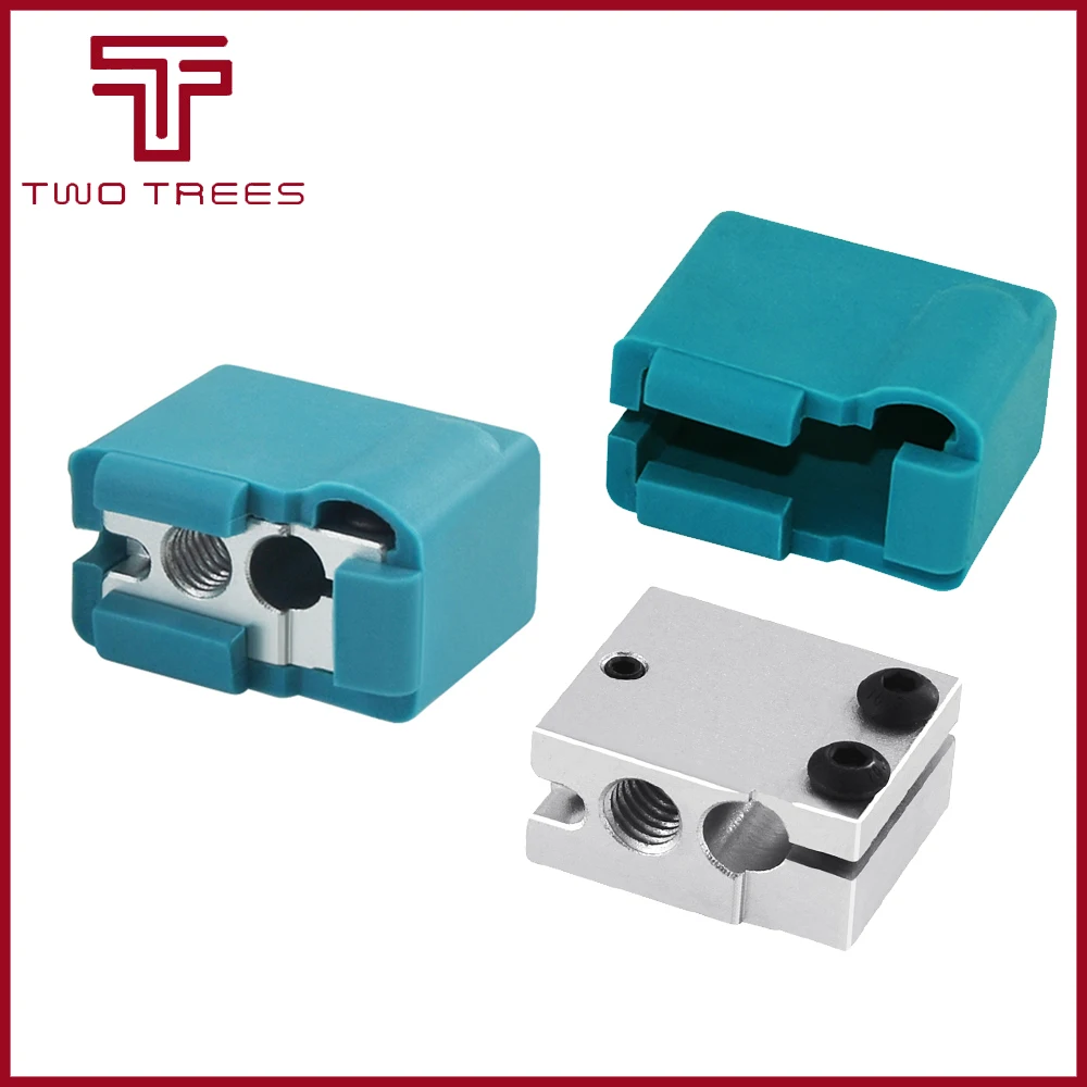 Высококачественный силиконовый нагревательный блок Volcano алюминиевый для E3D Hotend