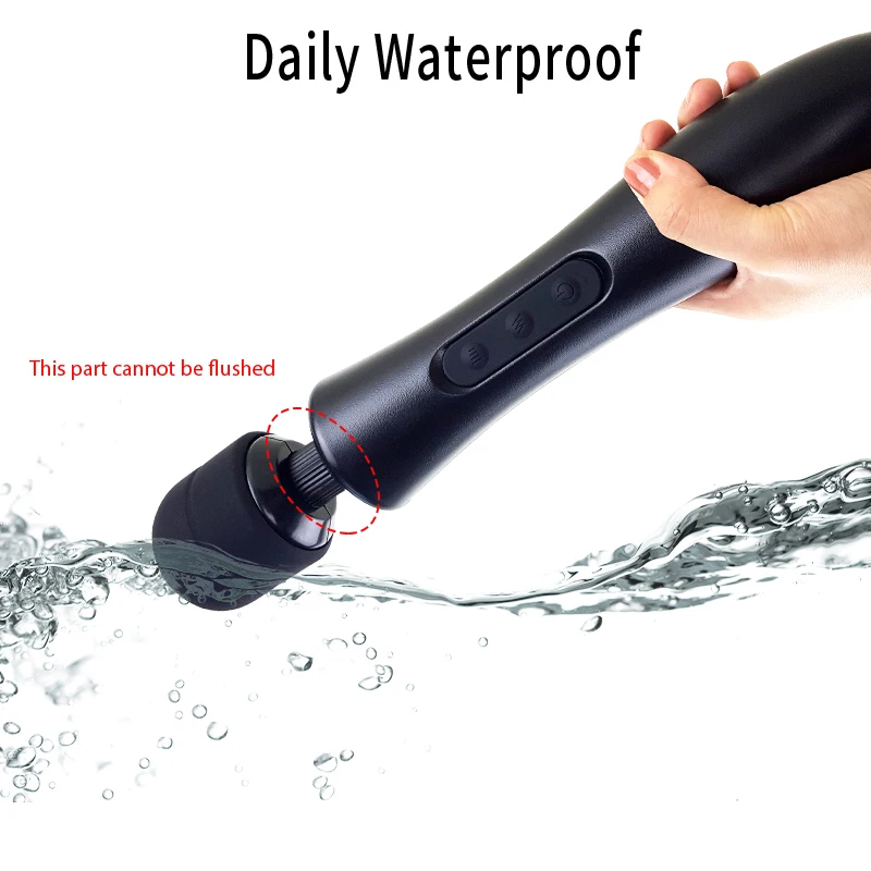 20 режимов Мощный Волшебная палочка вибратор для женщин массажер тела G