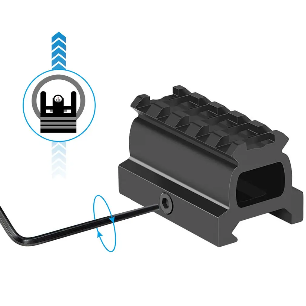 2 шт./компл. крепление для тактического прицела 11 мм ласточкин хвост до 20 адаптер
