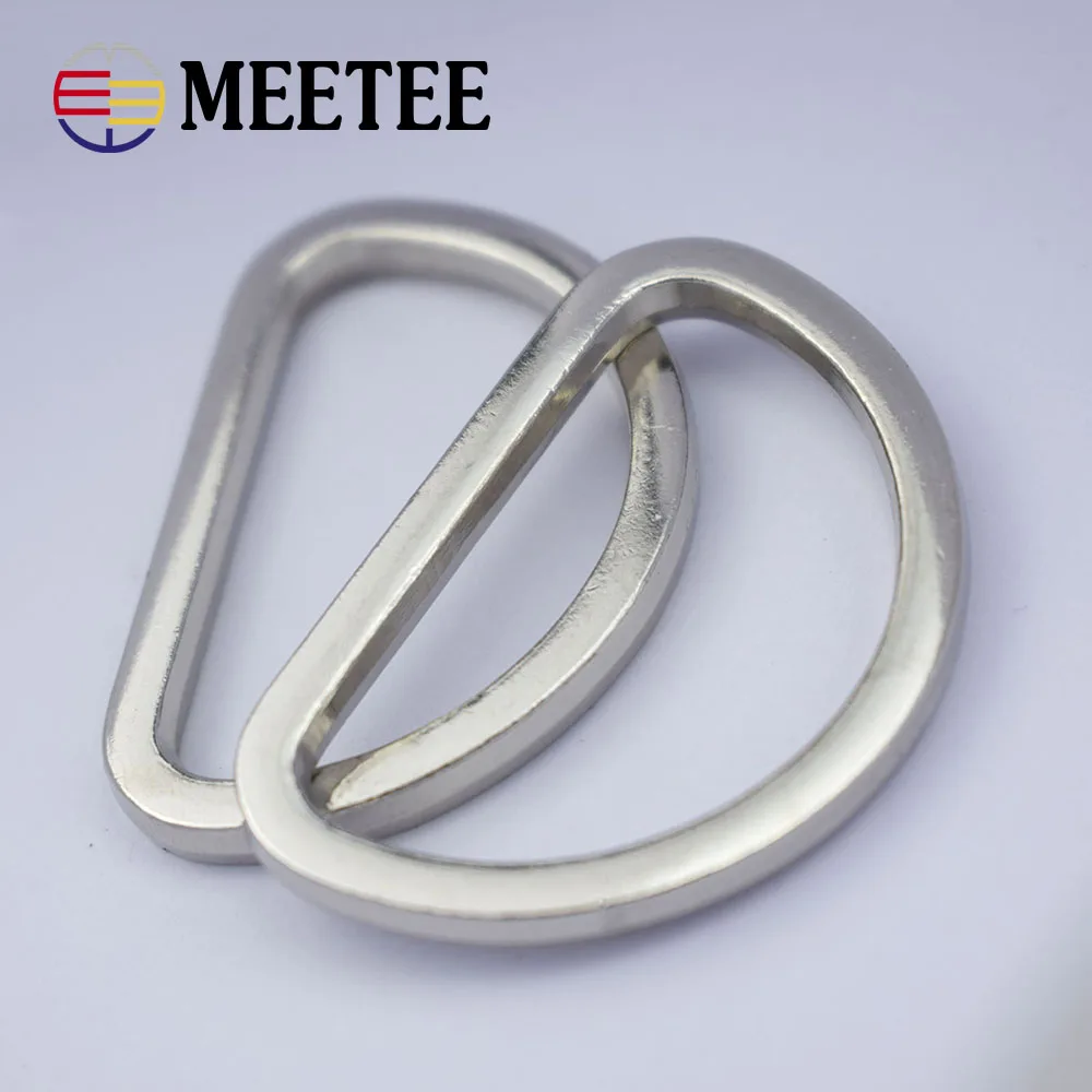10 шт. Meetee 25 мм 38 кольца для не сварных D Кольцо серебро d лямки обвязки сумки Сумка
