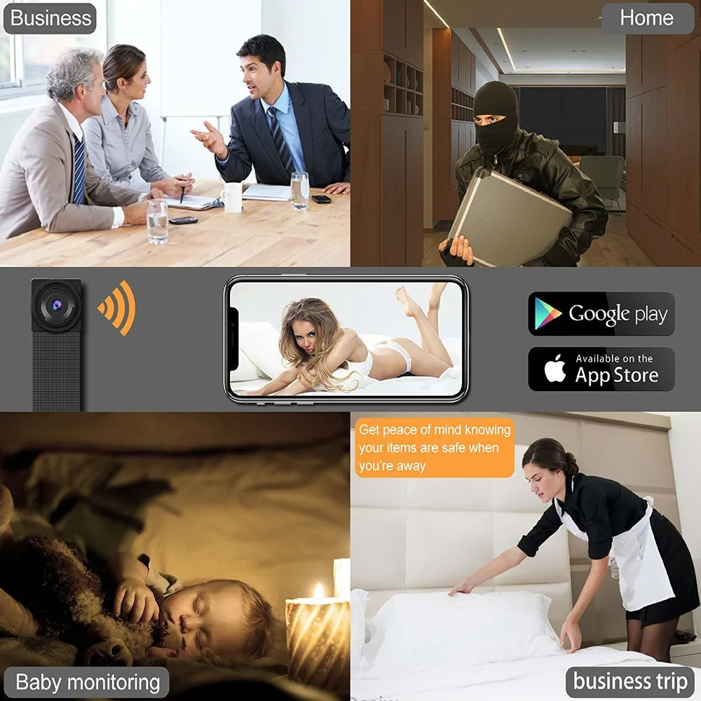 HD WiFi1080P мини-камера портативная IP камера DIY модуль смарт-видео DVR движения